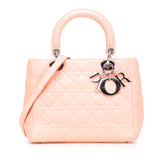 Medium Lambskin Cannage Lady Dior